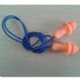 silicon earplug with cord